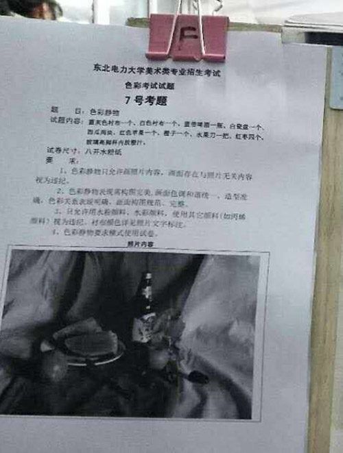2018年東北電力大學(xué)美術(shù)類?？忌士碱}(江蘇考點(diǎn)).jpg
