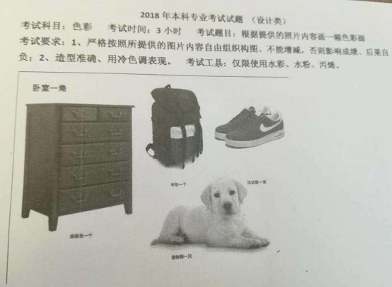 2018年天津美術(shù)學(xué)院設(shè)計(jì)類校考色彩考題.png