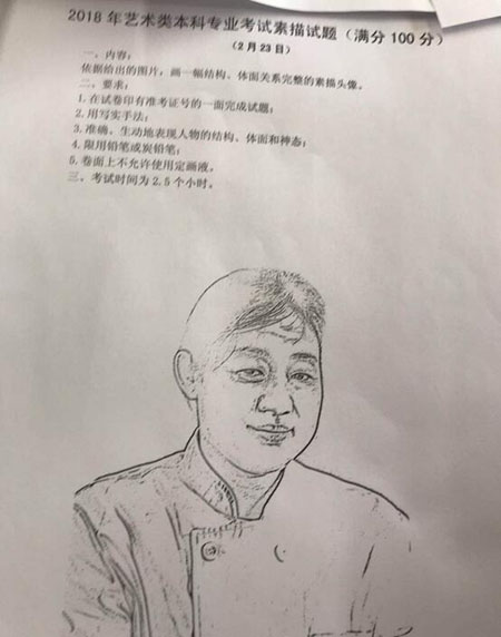 2018年北京服裝學院美術(shù)?？妓孛杩碱}(北京第二場).jpg