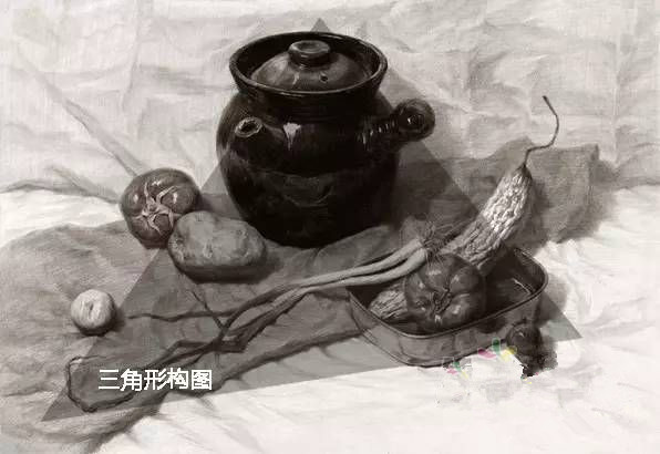 高分卷必須具備的素描靜物構(gòu)圖方式
